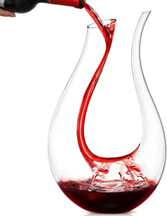 Crystal U-shaped Wine Decanter