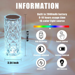 Crystal LED Lamp