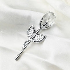 Flower Crystal Glass Rose