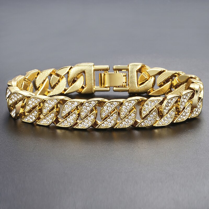 Gold Curb Cuban Bracelet