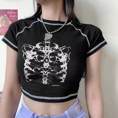 Graphic Crop Top