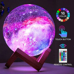 Galaxy Moon Night Lamp